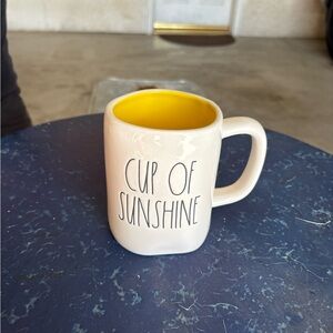 Rae Dunn Yellow and Cream Cup of Sunshine Mug
